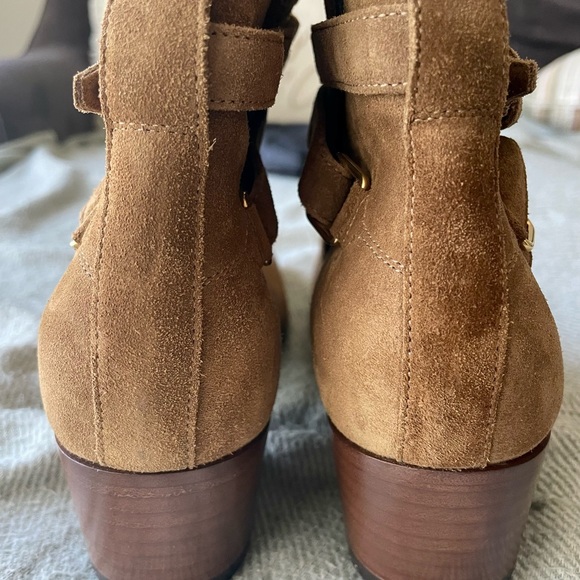 SAINT LAURENT Blake Jodhpur Suede Buckle Ankle Boots - Picture 5 of 9